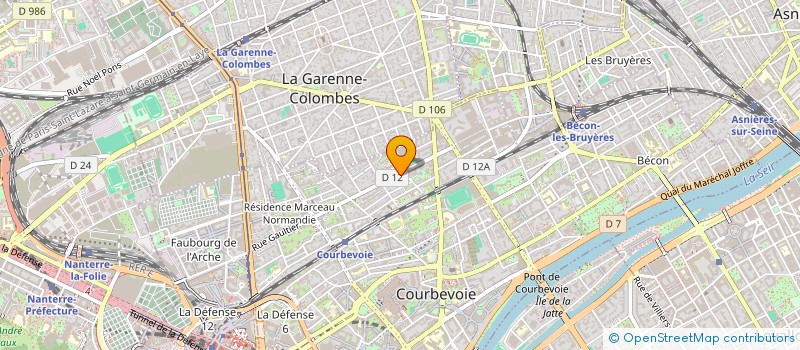 localisation de l'entreprise MARQUES à COURBEVOIE
