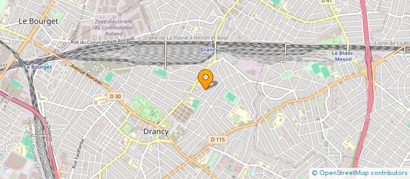 localisation de l'entreprise MARQUES  DRANCY