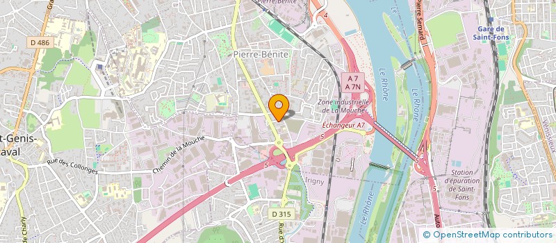 localisation de l'entreprise MARQUES+  OULLINS-PIERRE-BENITE