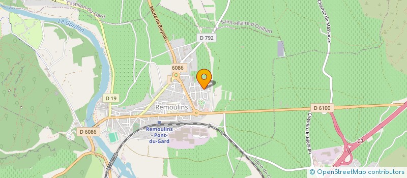 localisation de l'entreprise MARQUES BATIMENT TRAVAUX PUBLICS à REMOULINS