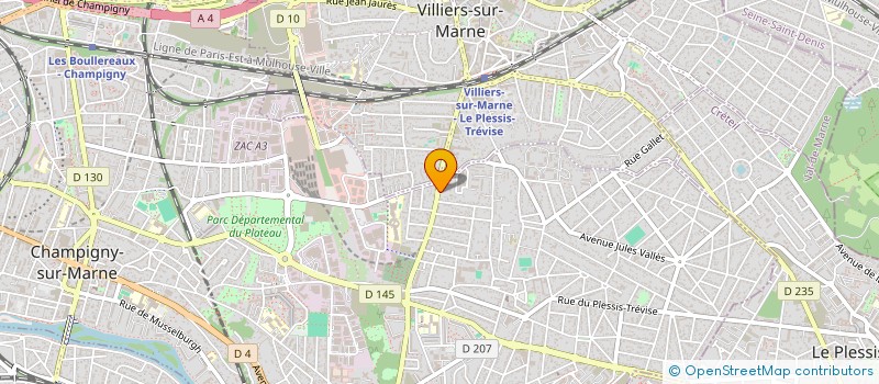 localisation de l'entreprise MARQUES BATIMENTS TRAVAUX PUBLICS à CHAMPIGNY-SUR-MARNE