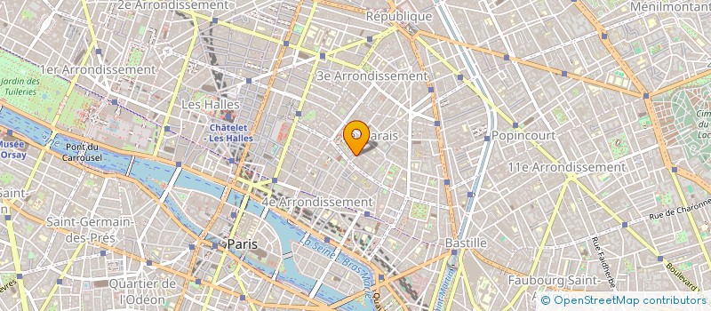 localisation de l'entreprise MARQUES D'USINES à PARIS