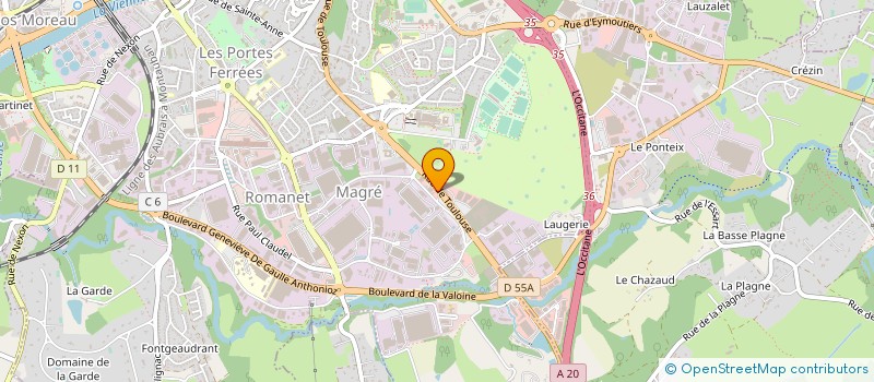 localisation de l'entreprise MARQUES ET COMPAGNIE à LIMOGES