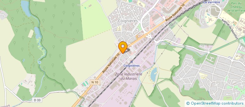 localisation de l'entreprise MARQUES IMMO RN10 à COIGNIERES