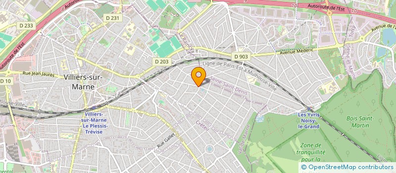 localisation de l'entreprise MARQUES LOURENCO DA PONTE  VILLIERS-SUR-MARNE