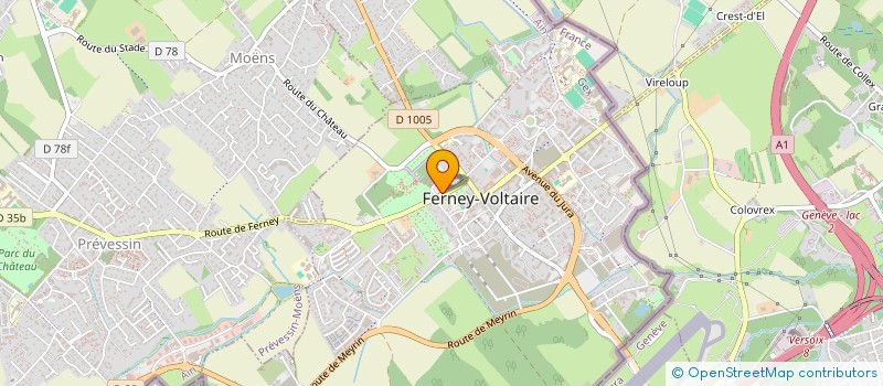 localisation de l'entreprise MARQUES MAISTRET à FERNEY-VOLTAIRE