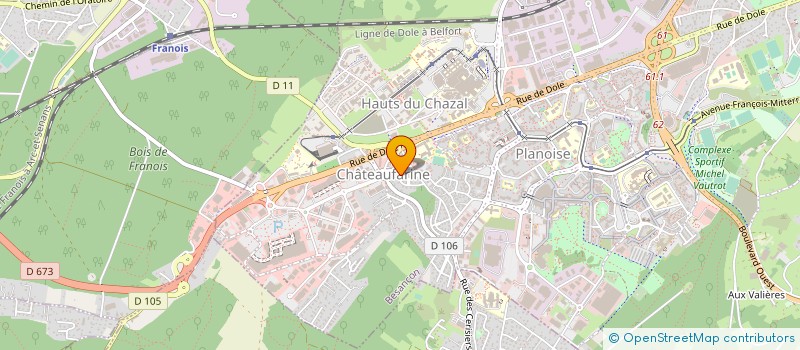 localisation de l'entreprise MARQUES SERVICES  BESANCON