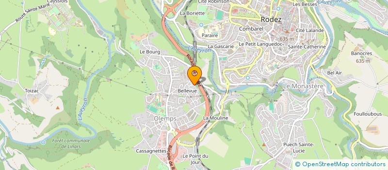 localisation de l'entreprise MARQUES SERVICES  OLEMPS