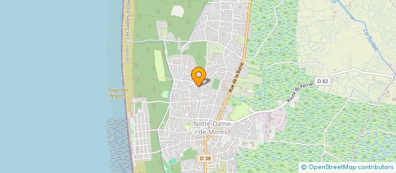 localisation de l'entreprise MARQUESA  NOTRE-DAME-DE-MONTS