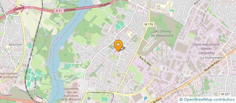 localisation de l'entreprise MARQUET à NANTES