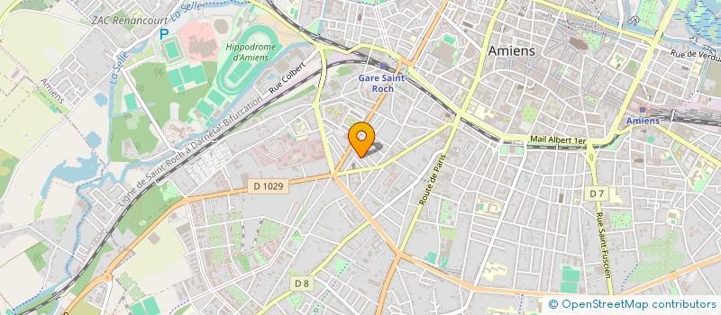 localisation de l'entreprise MARQUET HABITAT  AMIENS