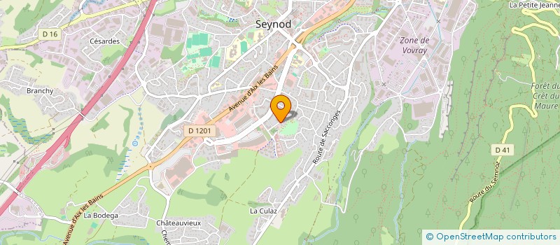 localisation de l'entreprise MARQUET INVEST à ANNECY