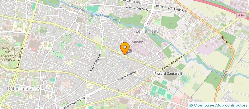 localisation de l'entreprise MARQUET THIERRY à PAU