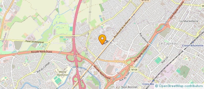 localisation de l'entreprise MARQUETTE SAINT ROCH  WASQUEHAL