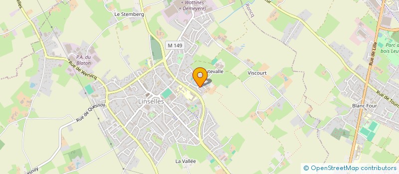 localisation de l'entreprise MARQUILLY LMNP  LINSELLES