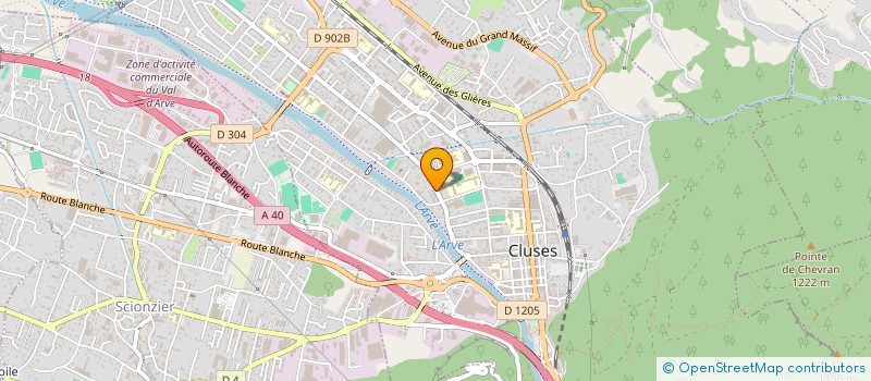 localisation de l'entreprise MARQUIS à CLUSES