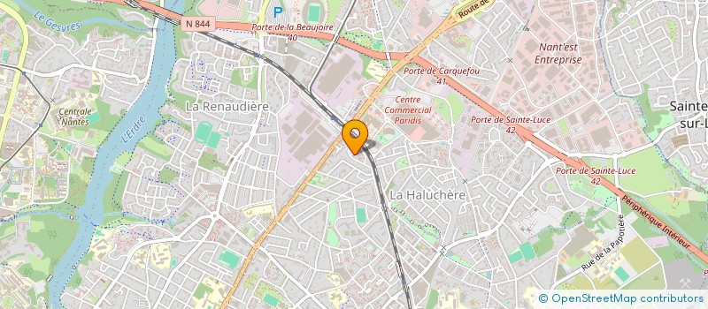 localisation de l'entreprise MARQUIS DE ROCHAMAUVE à NANTES