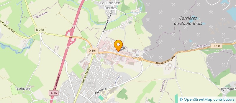 localisation de l'entreprise MARQUISE CONTROLE TECHNIQUE  MARQUISE