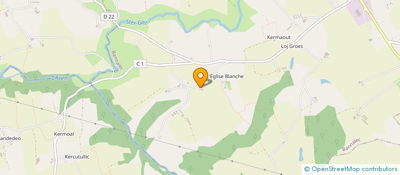 localisation de l'entreprise MARQUISE DE KERJEAN  BANNALEC