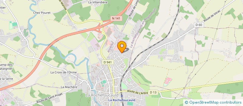 localisation de l'entreprise MARQUITTI IMMO  LA ROCHEFOUCAULD-EN-ANGOUMOIS