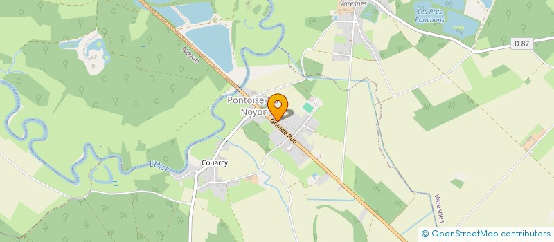 localisation de l'entreprise MARQUIVILLERS  PONTOISE-LES-NOYON