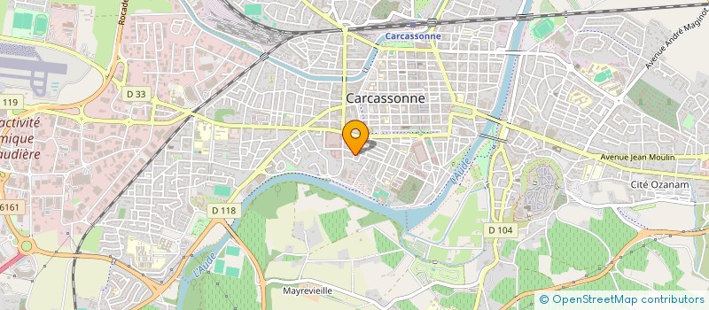 localisation de l'entreprise MARR FINANCE à CARCASSONNE