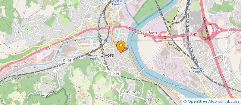 localisation de l'entreprise MARRAKECH 69  GIVORS