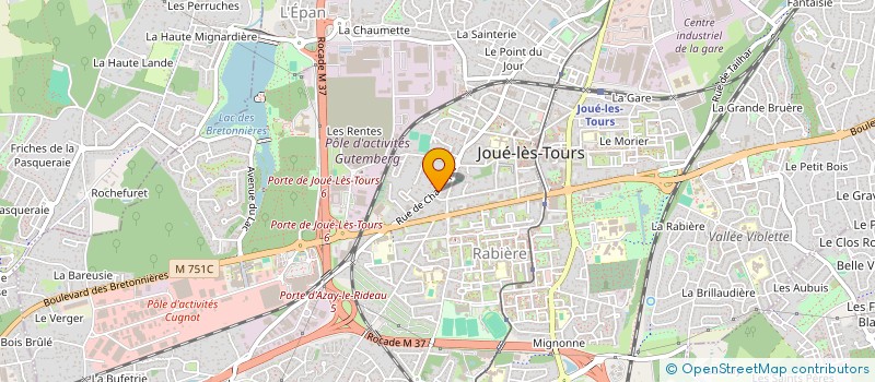 localisation de l'entreprise MARRAKECH BEAUTY BIO  JOUE-LES-TOURS