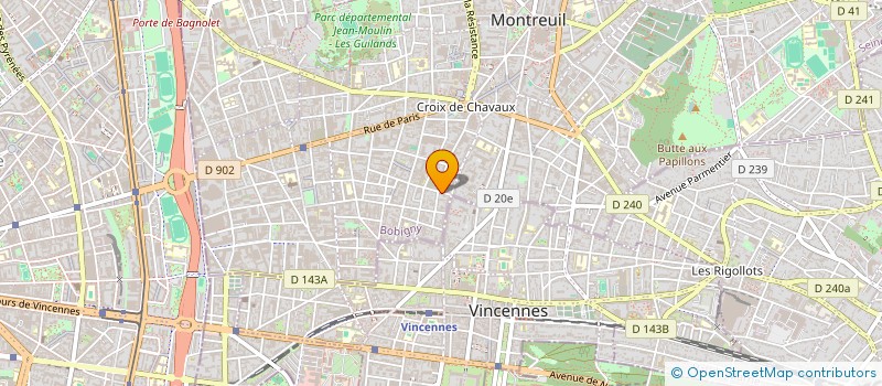 localisation de l'entreprise MARRAKECH EXPRESS à MONTREUIL