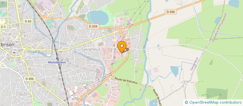 localisation de l'entreprise MARRET BOUCHET  SAVIGNEUX