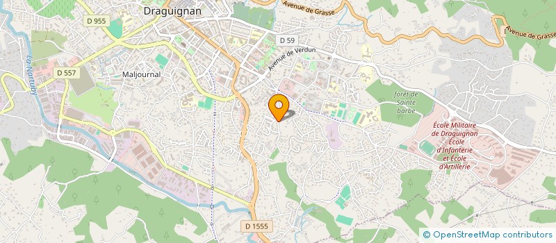localisation de l'entreprise MARRI à DRAGUIGNAN