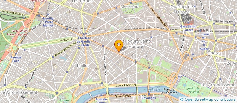 localisation de l'entreprise MARRIOTT HOTELS MANAGEMENT FRANCE SAS à PARIS