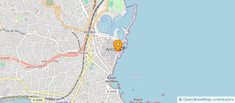 localisation de l'entreprise MARRO FRERE ET SOEUR à ANTIBES