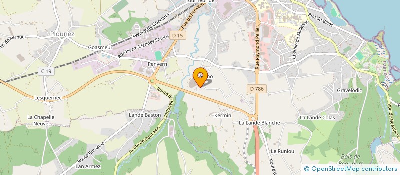 localisation de l'entreprise MARROB  PAIMPOL