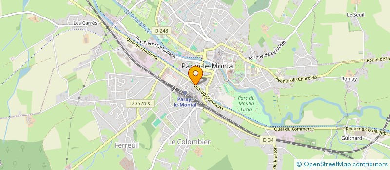 localisation de l'entreprise MARROIG PRIMEURS à PARAY-LE-MONIAL