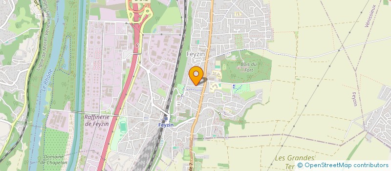 localisation de l'entreprise MARRONNIERS TRANSPORTS  FEYZIN