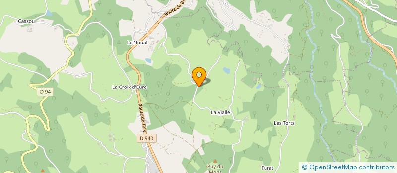 localisation de l'entreprise MARRONS BRUGEAUD  SAINTE-FORTUNADE