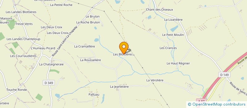 localisation de l'entreprise MARRONS DES MAUGES MARRONS DE VENDEE  CHEMILLE-EN-ANJOU