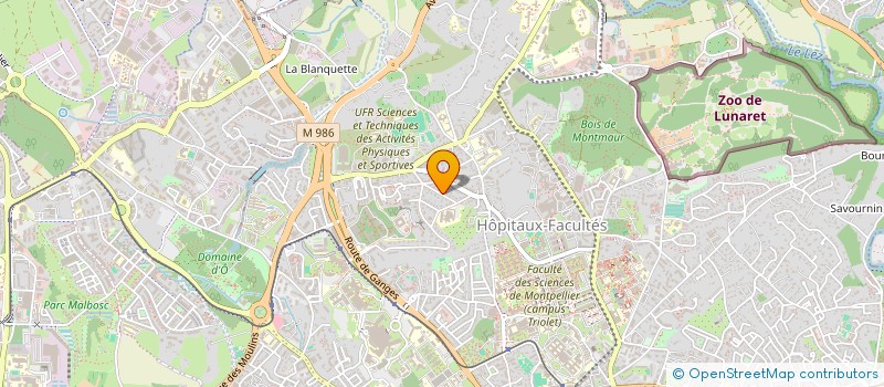 localisation de l'entreprise MARROSE à MONTPELLIER