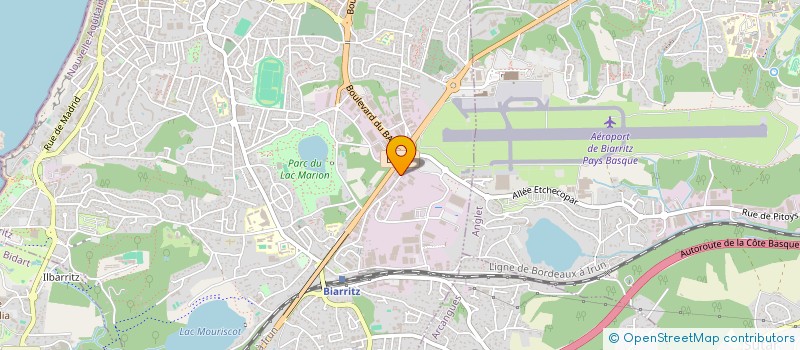localisation de l'entreprise MARRUBIA à BIARRITZ