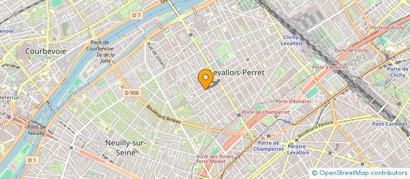 localisation de l'entreprise MARRUCHO SAS à LEVALLOIS-PERRET