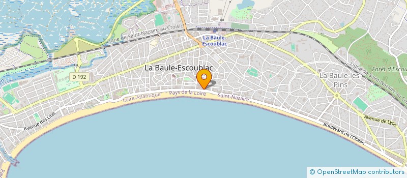 localisation de l'entreprise MARRY PO à LA BAULE-ESCOUBLAC