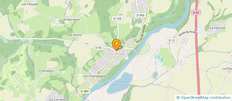 localisation de l'entreprise MARRYAT FRANCE à PRIAY