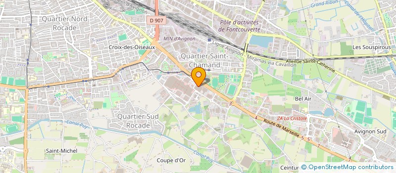 localisation de l'entreprise MARS 1799  AVIGNON