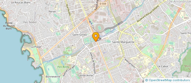 localisation de l'entreprise MARS 360 à MARSEILLE
