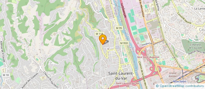 localisation de l'entreprise MARS à SAINT LAURENT DU VAR
