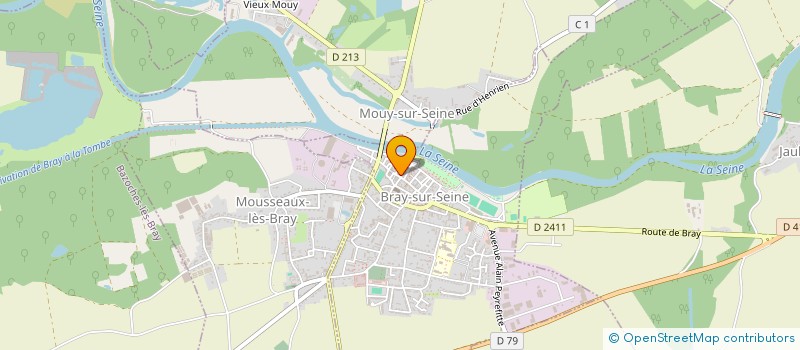 localisation de l'entreprise MARS à BRAY-SUR-SEINE