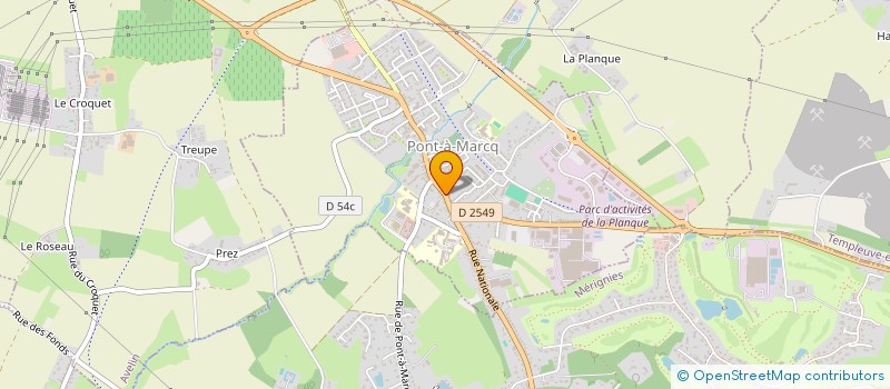 localisation de l'entreprise MARS à MERIGNIES