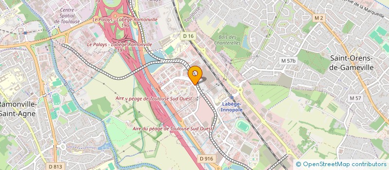 localisation de l'entreprise MARS  LABEGE