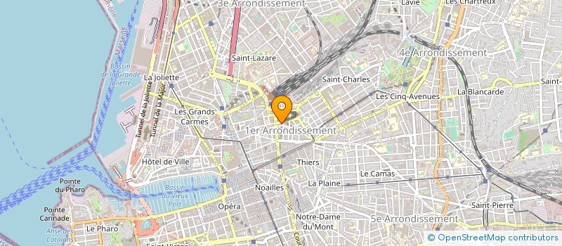 localisation de l'entreprise MARS COIFF à MARSEILLE